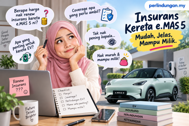 Insurans / Takaful Kereta EV: Berapa Harga Untuk Proton e.MAS 5?